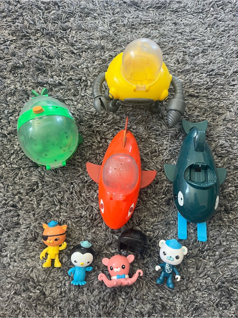 Octonauts toy vehicles and figures